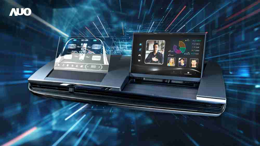 赏金国际Micro LED Display HMI解决方案打造透明Micro LED前座仪表，，呈现信息并保留驾驶视野开阔；亦为副驾驶座乘客打造收放自如的Micro LED屏幕，，，在不影响显示质量的前提于显示区内建镜头，，，，让用户能与视讯对象直接眼神接触，，，，提供绝佳的双向沟通体验