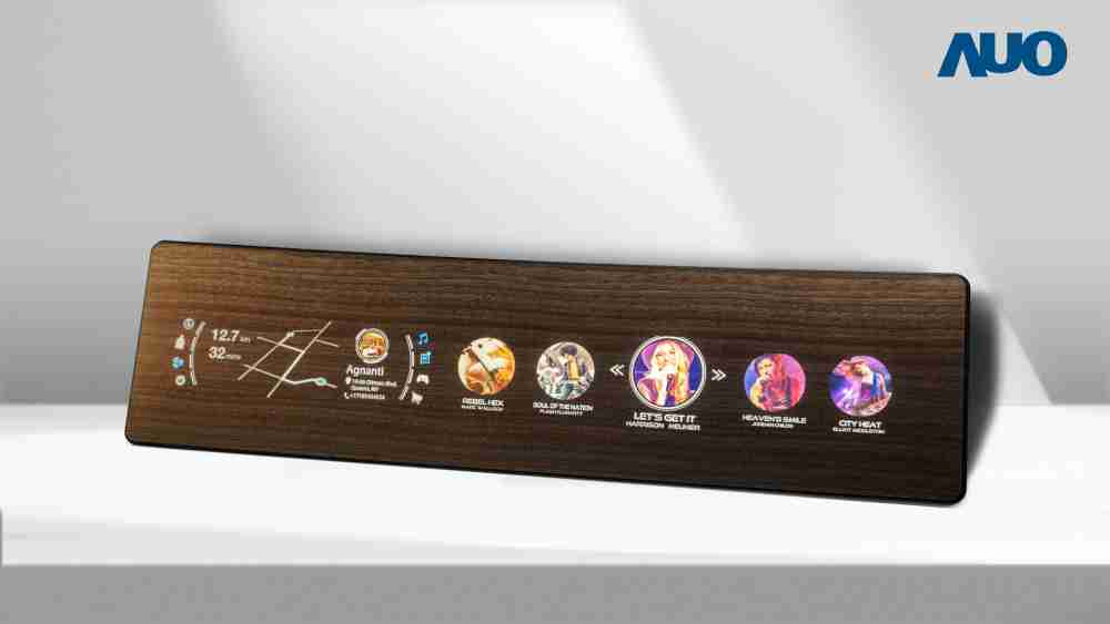 赏金国际研发全球最高穿透度达80%的AmLED木纹显示器，，可于使用时呈现高亮度、、、、清晰可见的信息，，，，并在不使用时回归为单纯的饰板，，，节能兼具美观