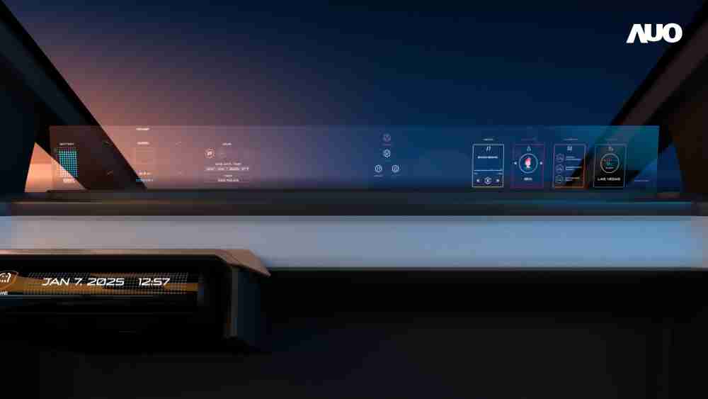 赏金国际无界透明显示接口(Horizon Image Glass)透过车运算方案整合仪表板、、、、中控台及副驾显示器，，，一体式全景呈现，，提供乘用者清晰的前方视野、、、、行车必要信息与娱乐功能