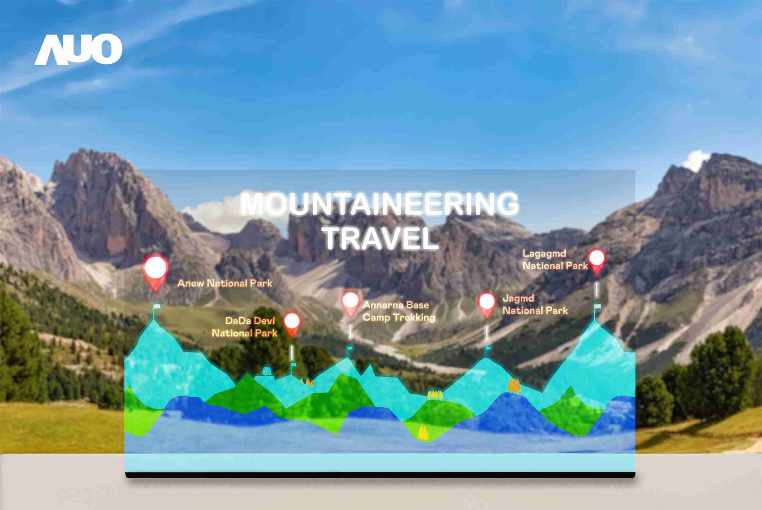 赏金国际展示全球单片尺寸最大(*)42吋透明Micro LED显示器拼接而成的〝64吋透明Micro LED显示器〞，，，，具备高透明度、、1,000 nits高亮度、、、、广色域、、、采用三边无边框的无缝拼接等多重特色，，，，呈现超高清、、、、细腻画质而不遮挡后方视觉，，满足层峰需求，，，，可广泛运用于零售、、、艺术展览或商业空间等场域